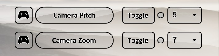 Camera controls